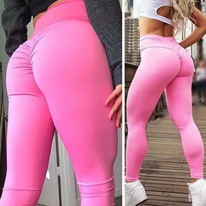 Women's High Waist Back Ruched Legging